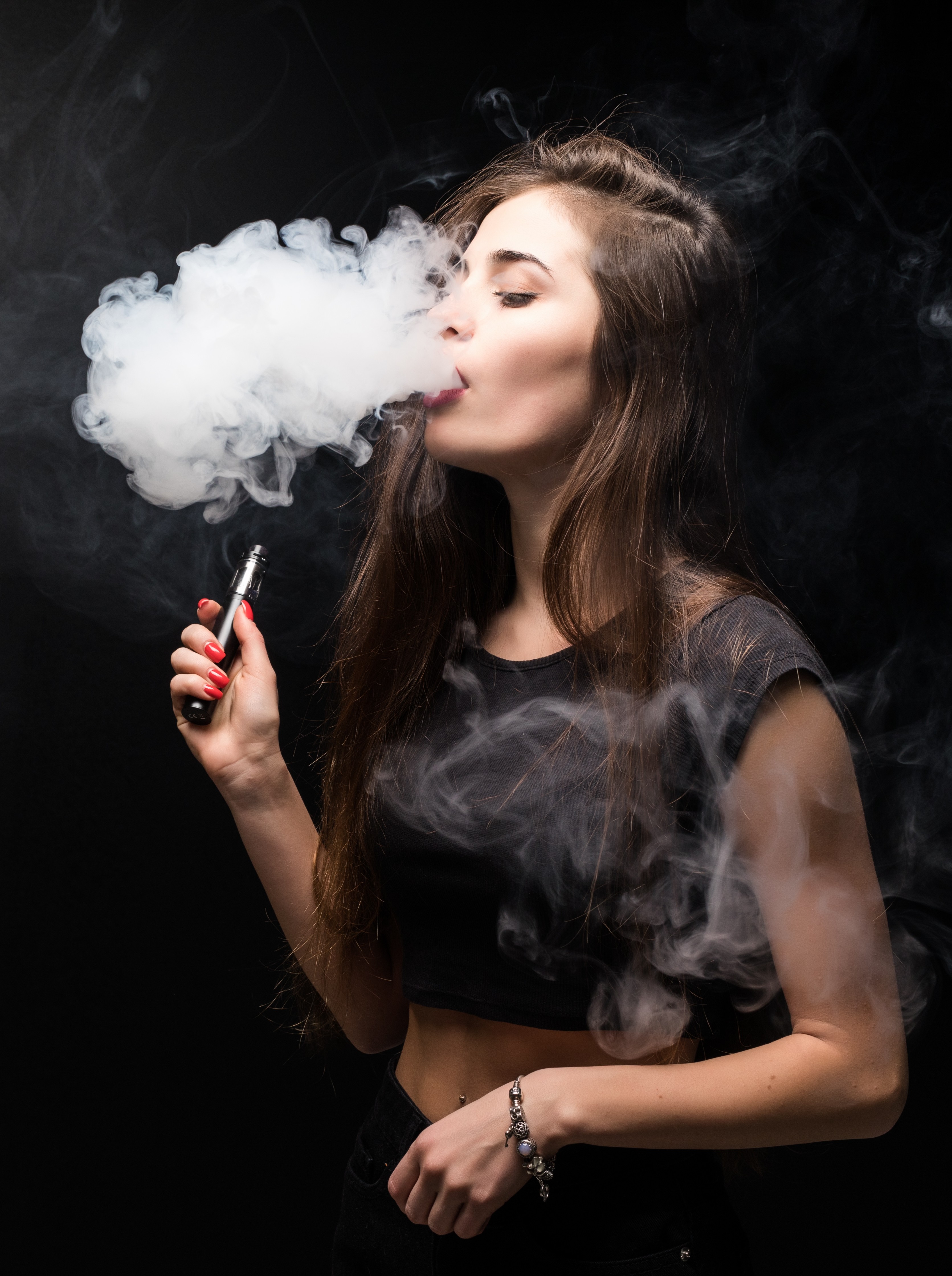 smoking girl